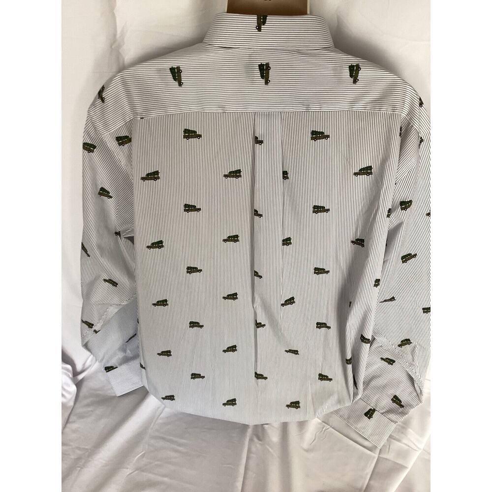 Roundtree & Yorke Travel Smart Shirt Mens 3XB Button Long Sleeve NWT